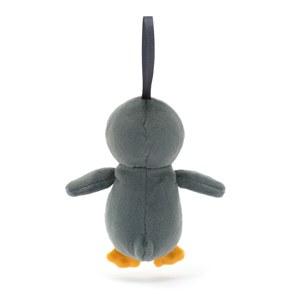 Festive Folly Penguin back view.