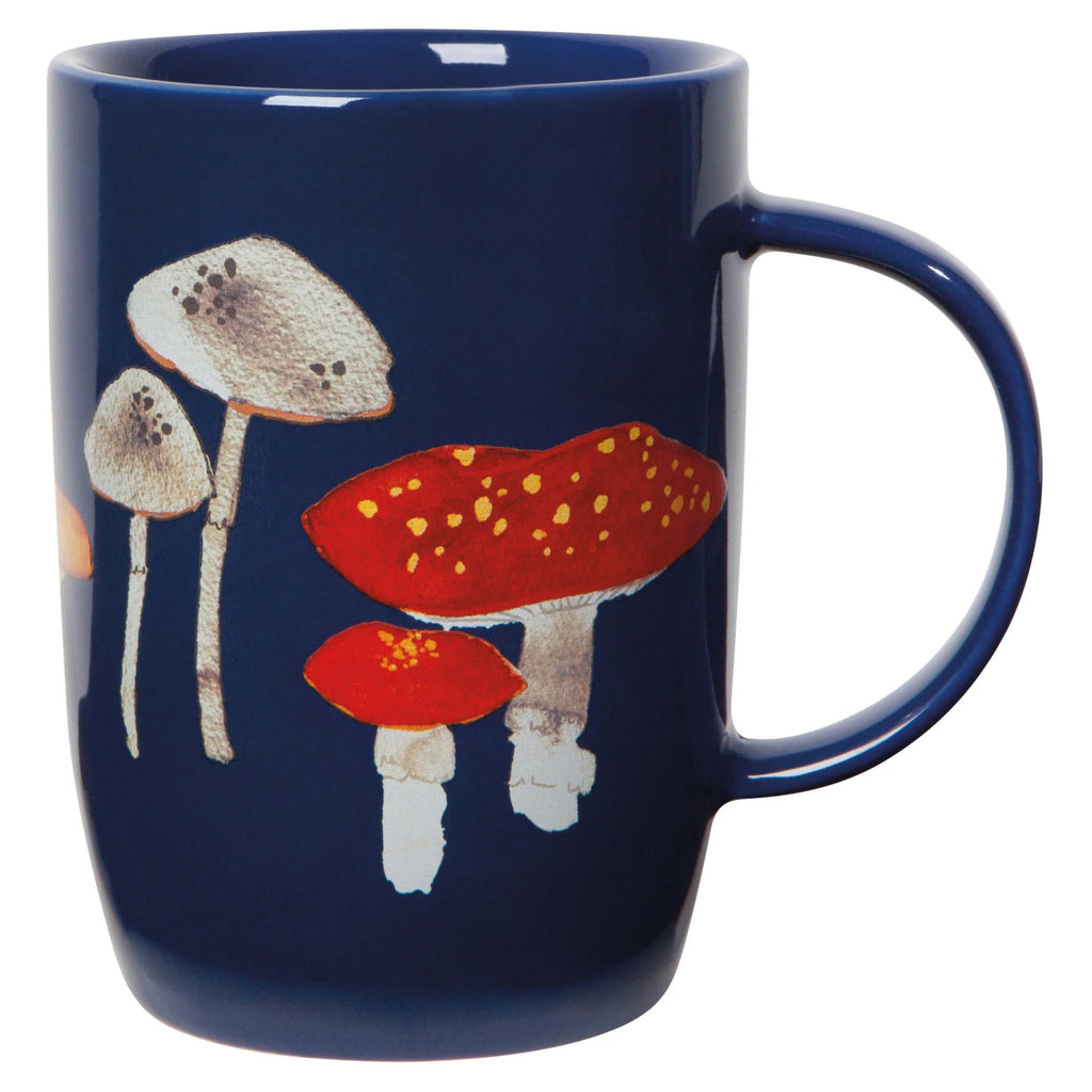 Field mushrooms tall mug..