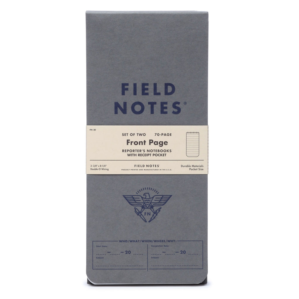 Field Notes Front Page Reporter Notebooks 2-Pack