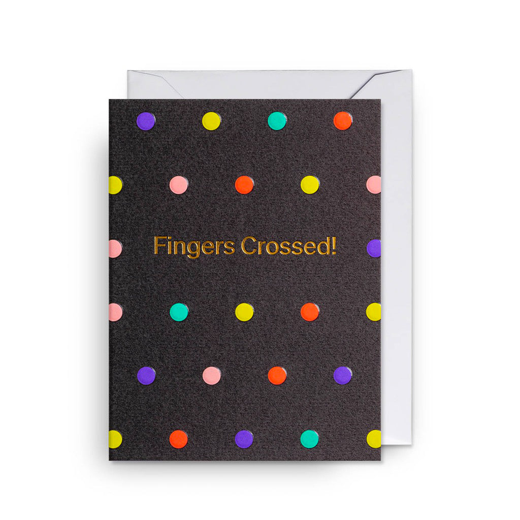 Fingers Crossed Mini Card.