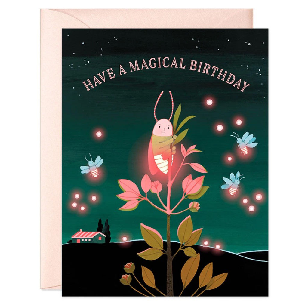 Firefly Magical Birthday Card