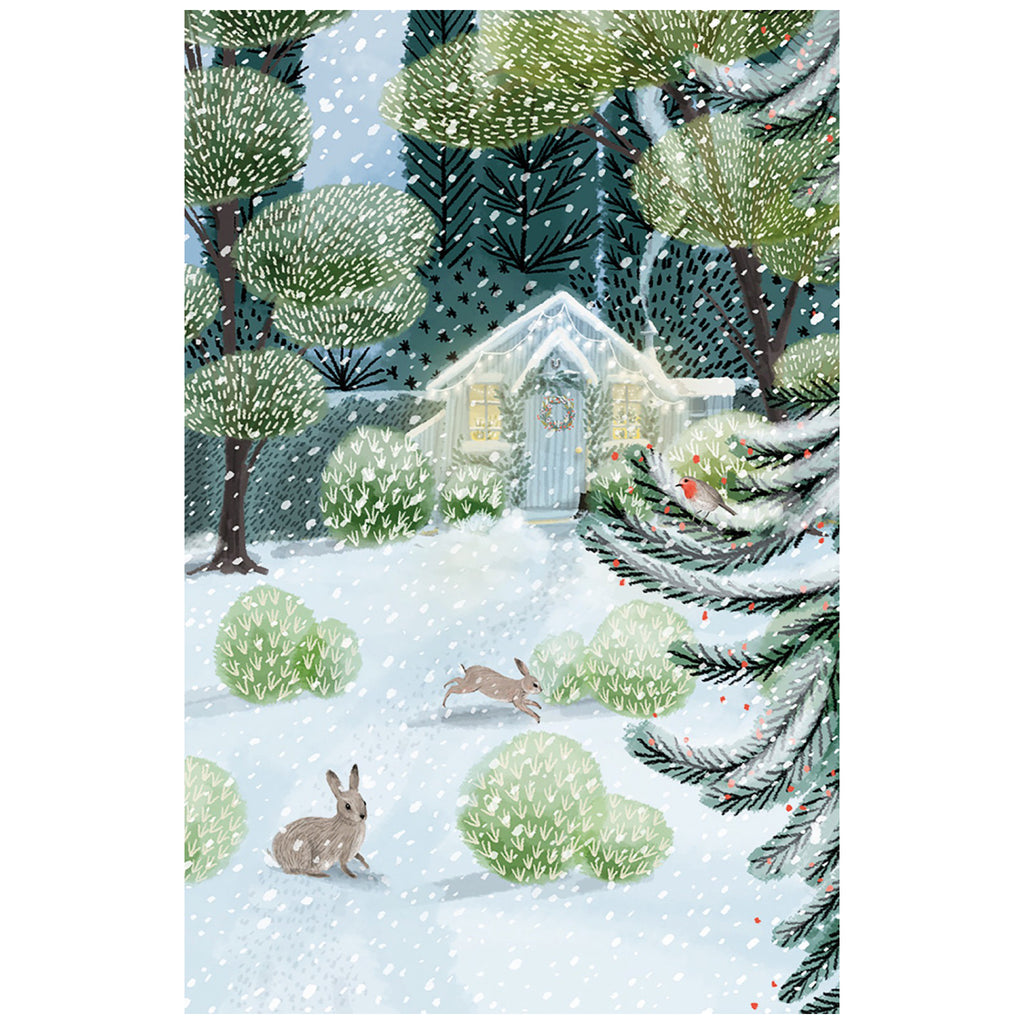 First Snow Boxed Christmas Cards first design.