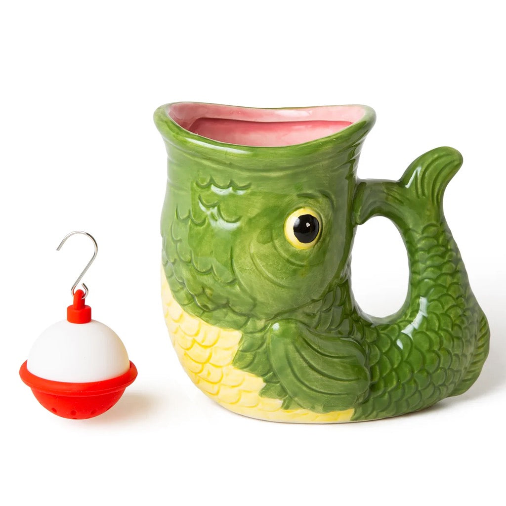 Fish Mug With Bobber Tea Infuser
