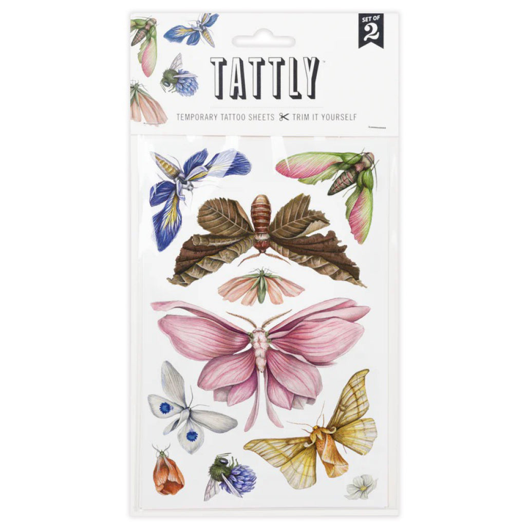Floraflies Tattoo Sheet packaging.