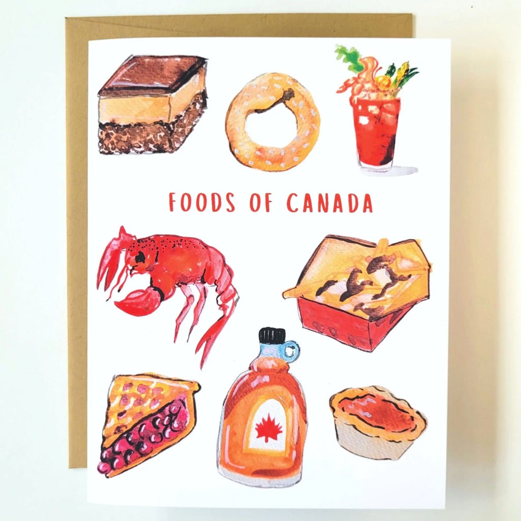 Foods of Canada Card