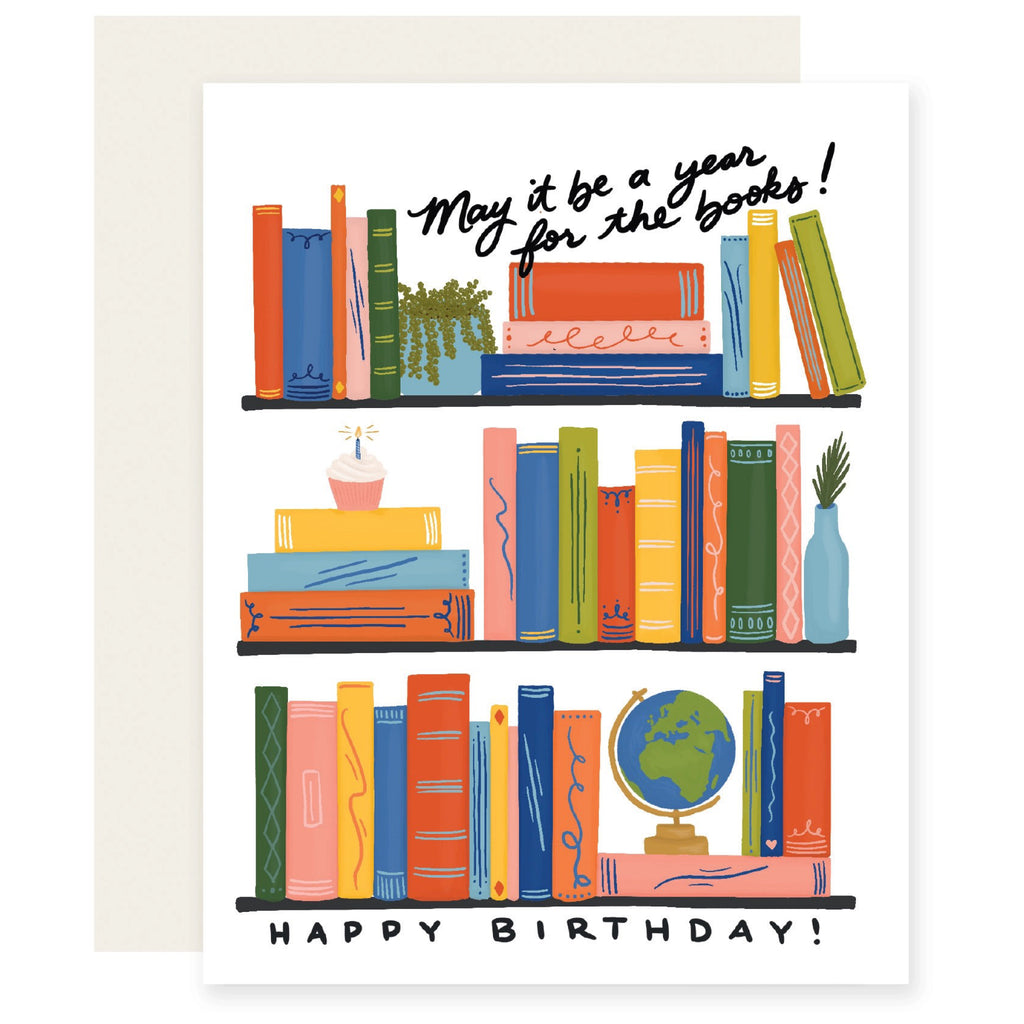 For The Books Birthday Card.