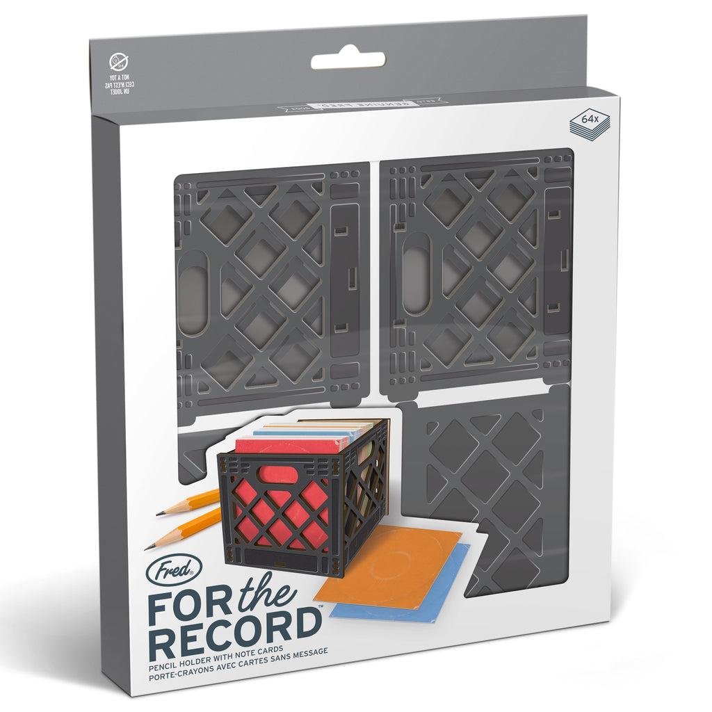 For The Record Pencil Holder packaging.