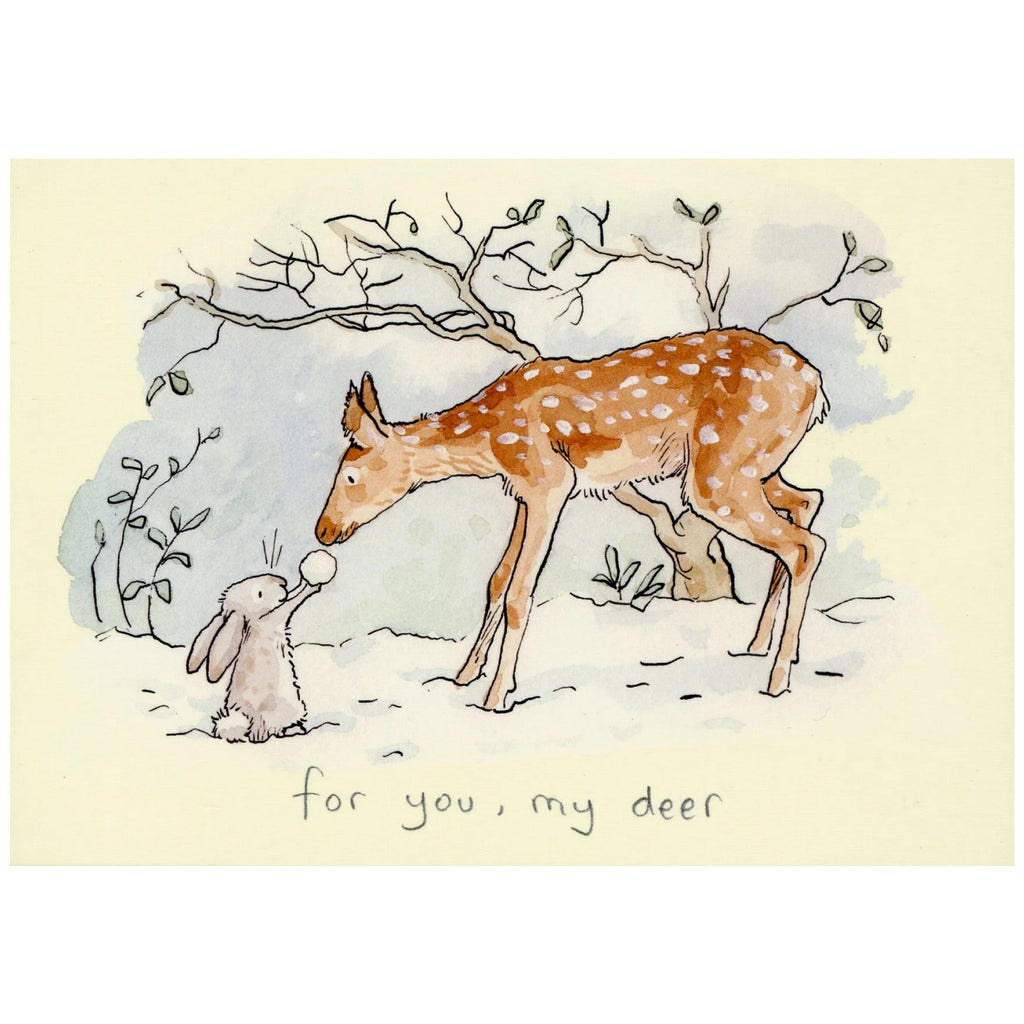 For You My Deer Card.