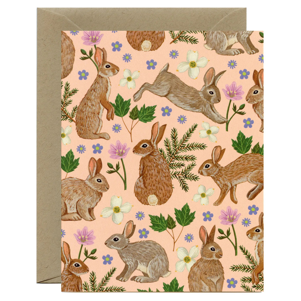 Forest Bunnies Card