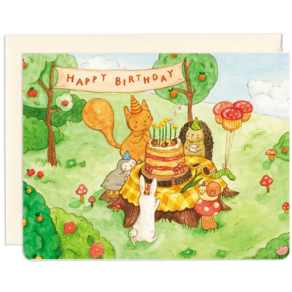 Forest Friends Birthday Card.
