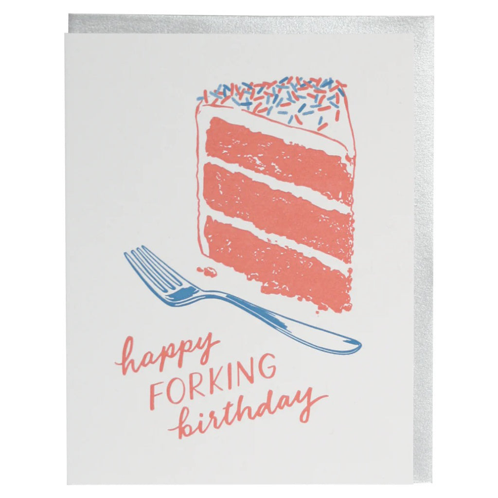 Forking Birthday Card.