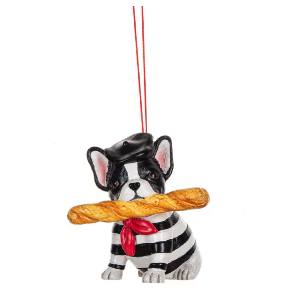 French Dog Ornament.