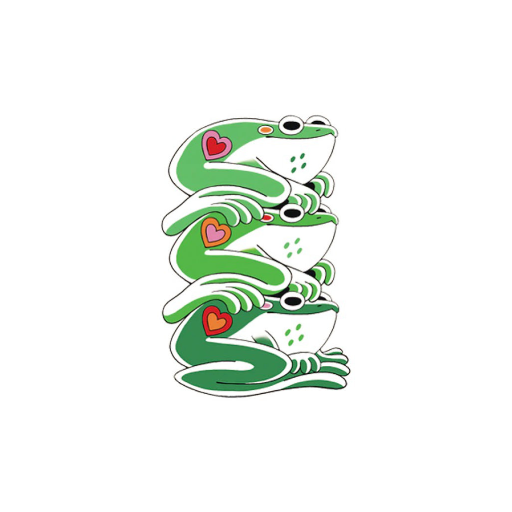 Frog Stack Tattoo Set of Two | Tattly – Outer Layer