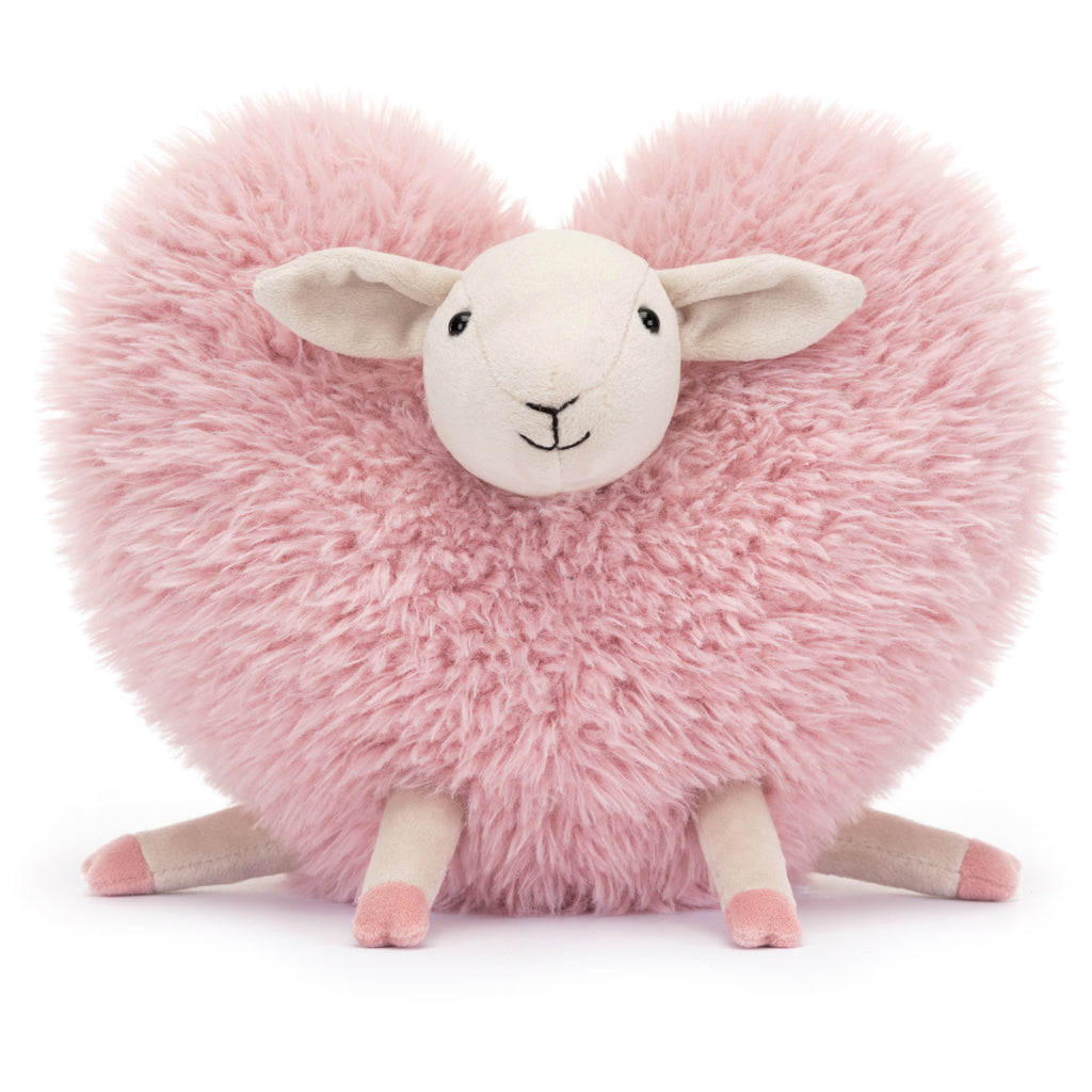 Front of Jellycat Aimee Sheep.