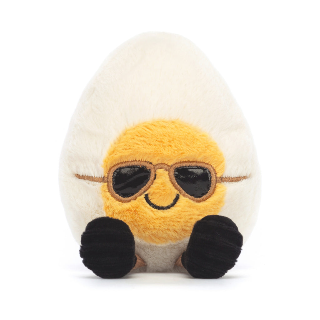 Front of Jellycat Amuseable Boiled Egg Chic.