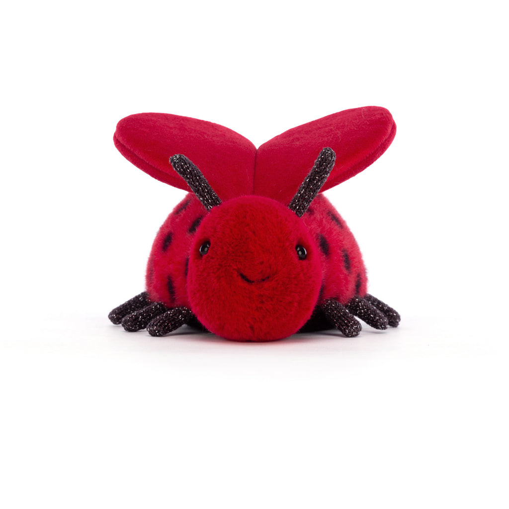 Front of Jellycat Loulou Love Bug.