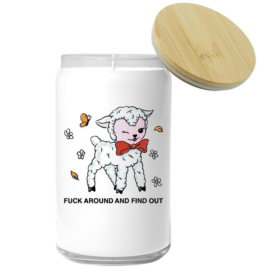 Fuck Around and Find Out Candle.