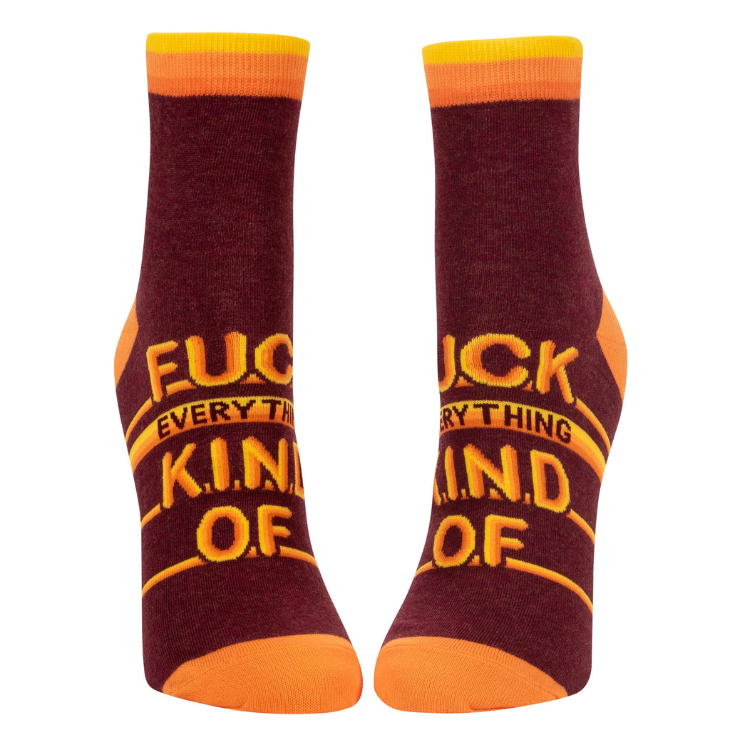 Fuck Everything Ankle Socks.