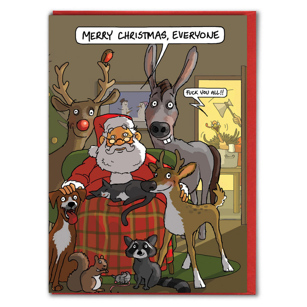 Fuck You All Christmas Card