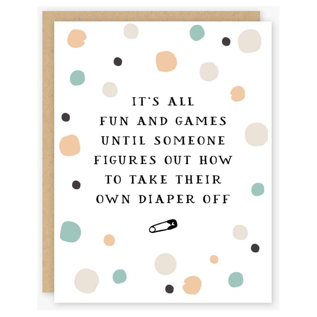 Fun  Games Baby Card