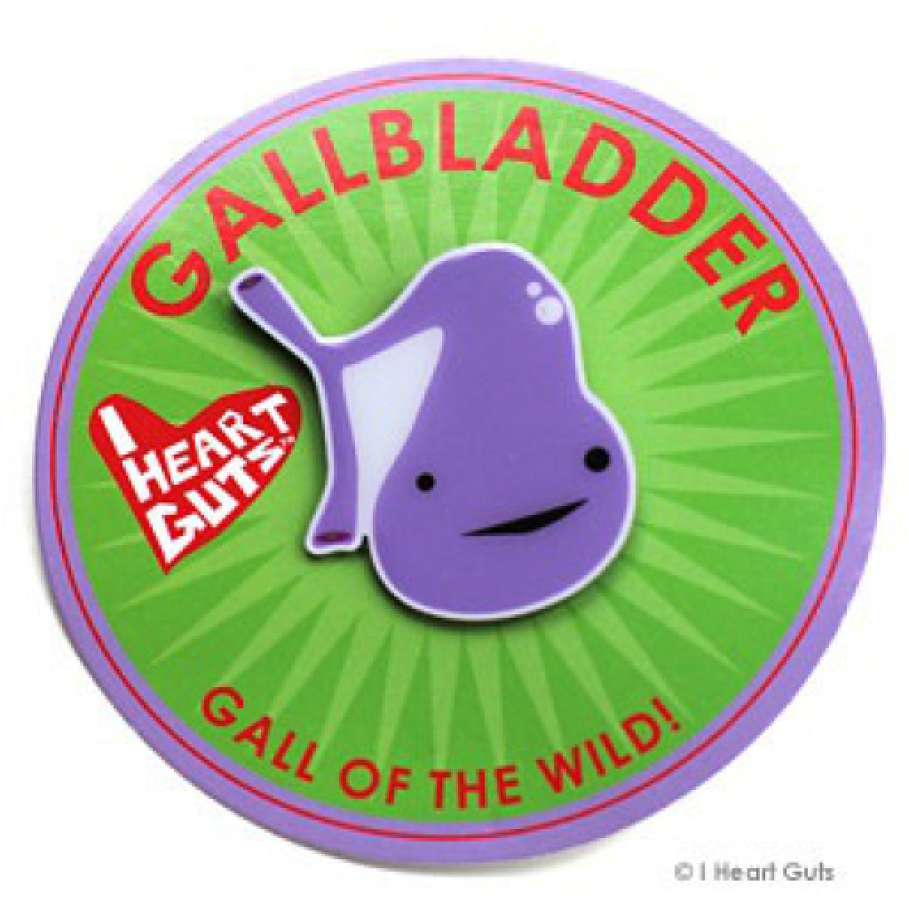 Gallbladder Lapel Pin package