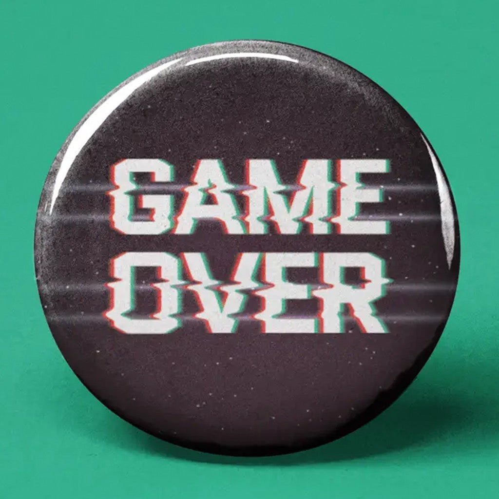 Game Over Button Blue Game Over Button | The Pin Pal Club – Outer Layer
