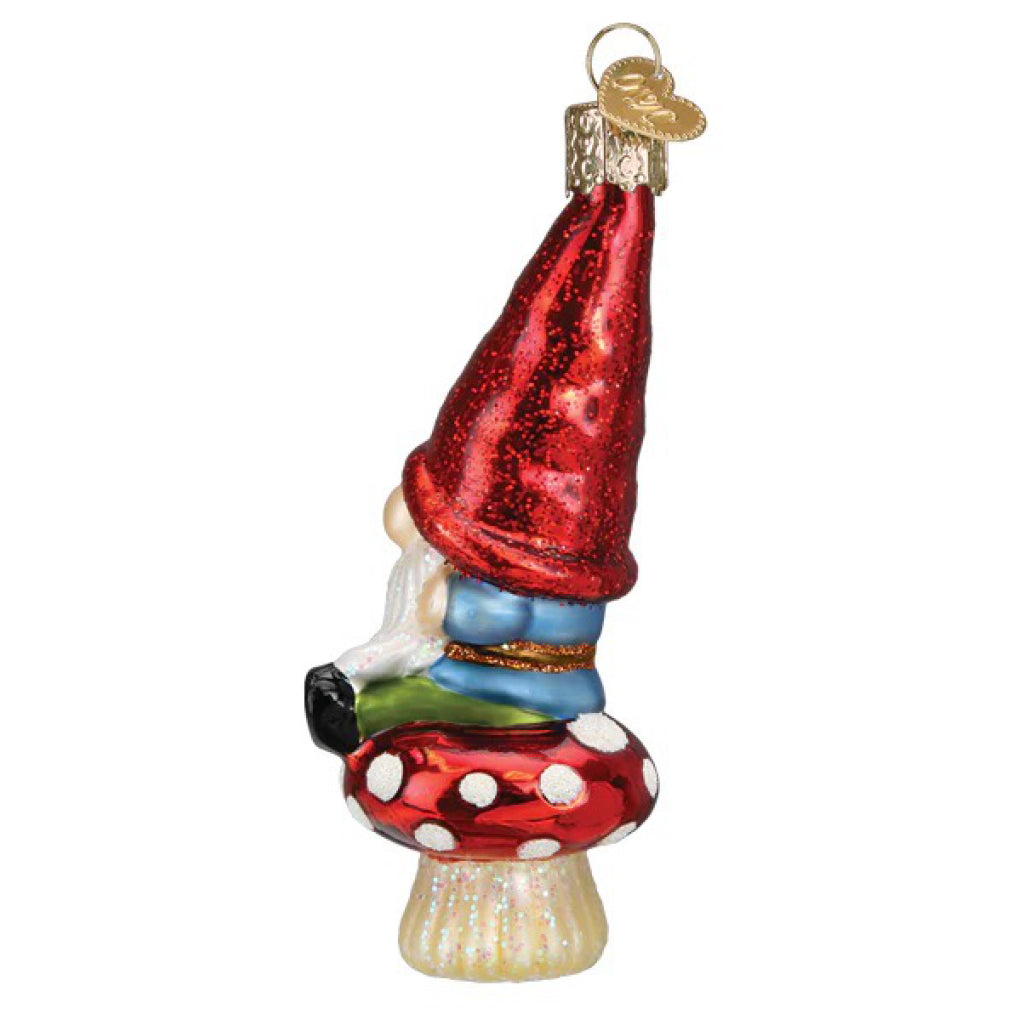 Garden Gnome Ornament Side