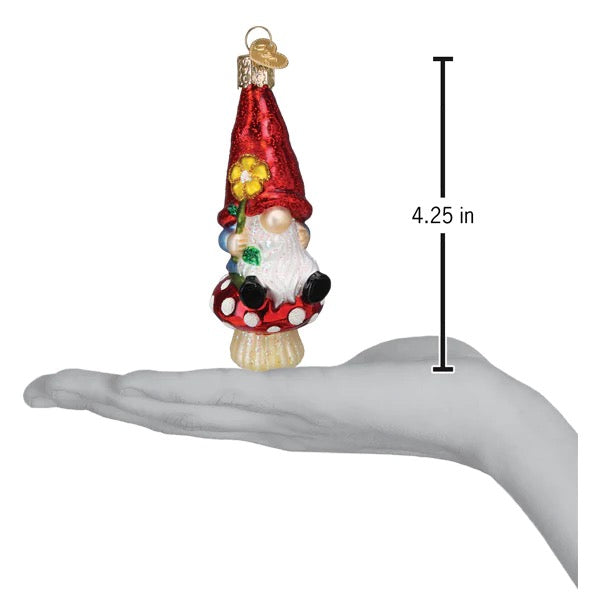 Garden Gnome Ornament Size