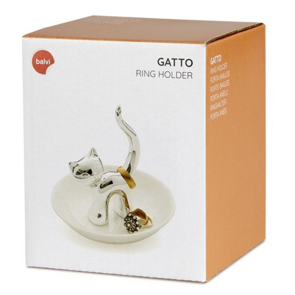 Gatto Cat Ring Holder packaging.