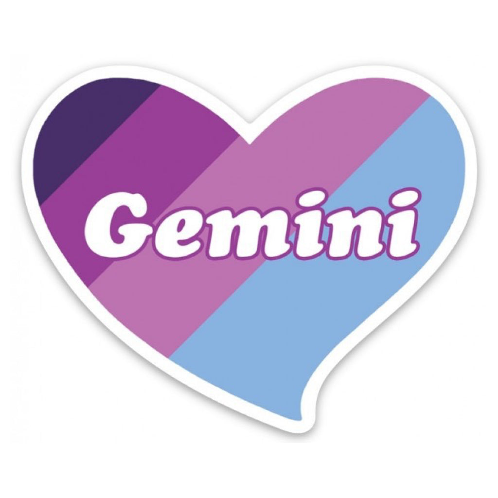 Gemini Heart Sticker