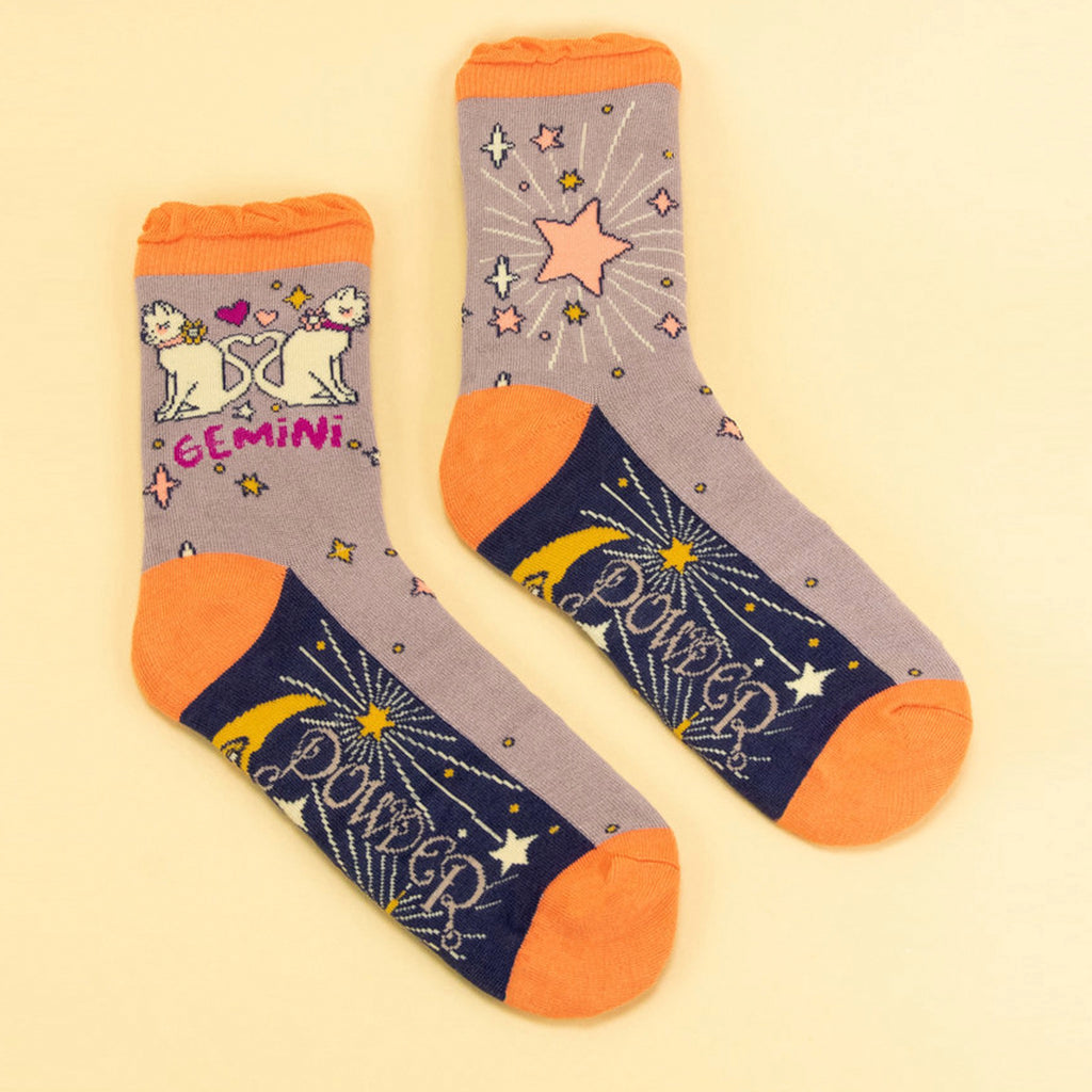 Gemini Zodiac Socks.