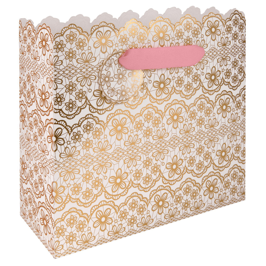 Gilded Lace Medium Gift Bag