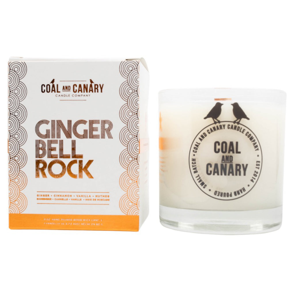 Ginger Bell Rock Candle