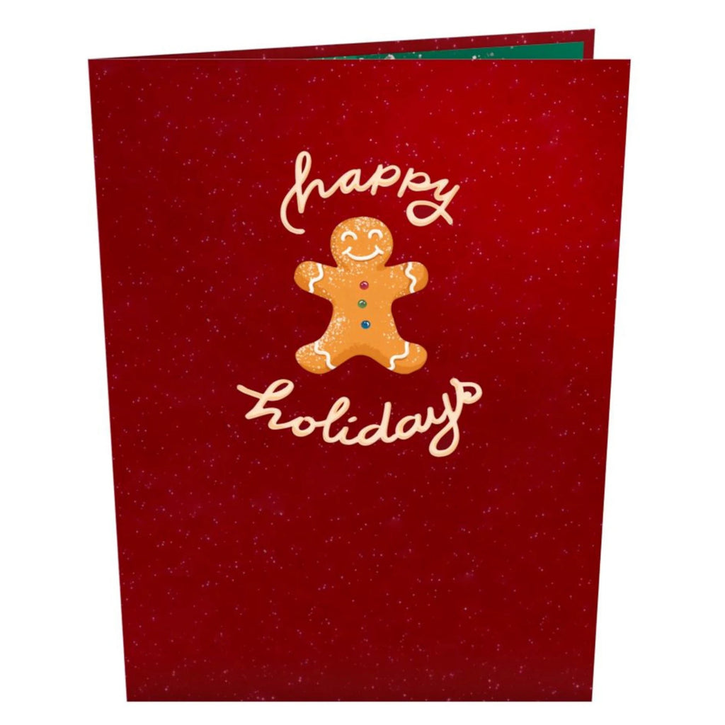 Gingerbread House Pop Up Card Front