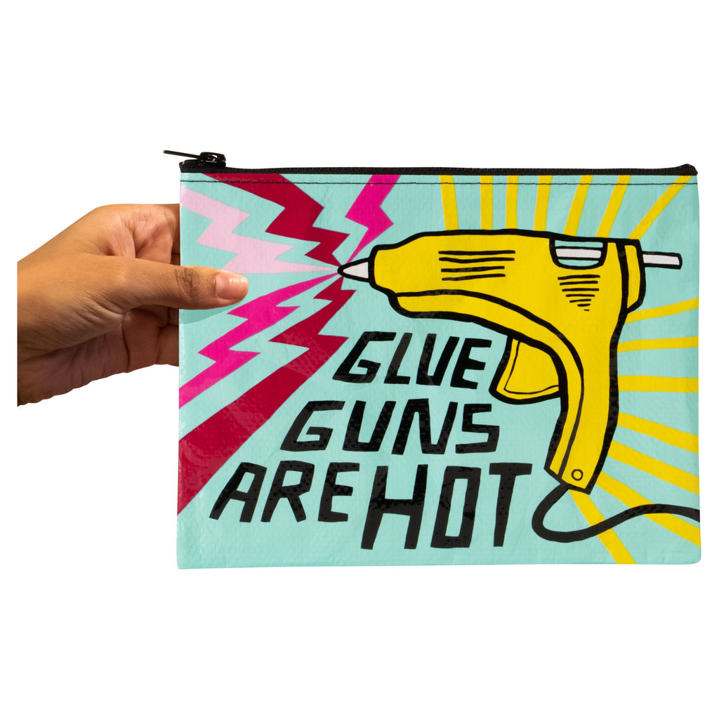 Glue Guns Are Hot Zipper Pouch Size
