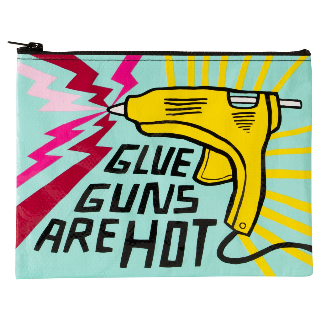 Glue Guns Are Hot Zipper Pouch