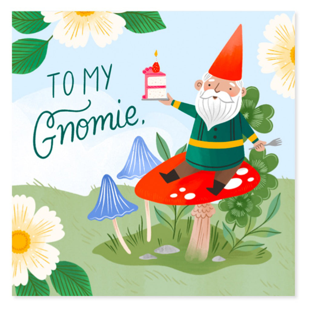 Gnomes Pop Up Birthday Card Front