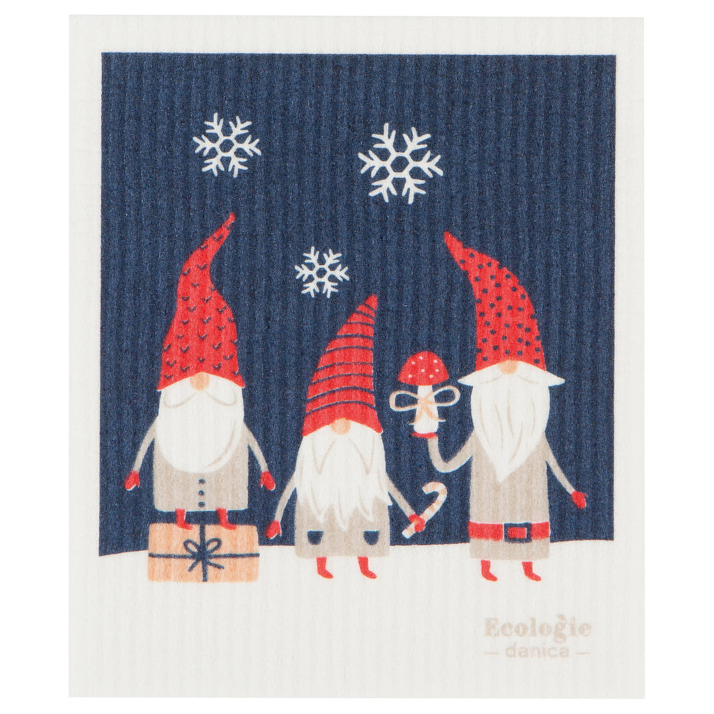 Gnomes Swedish Dishcloth