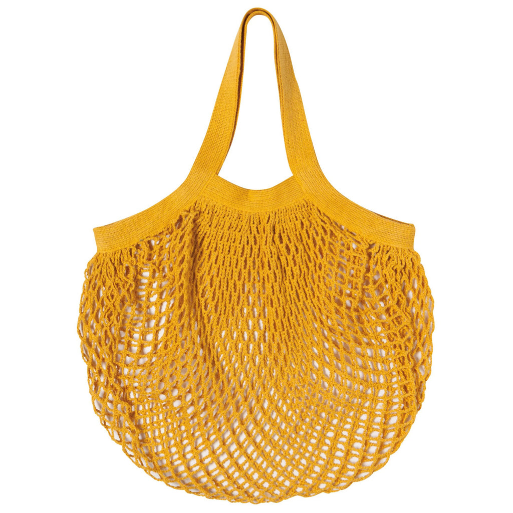 Gold Petite Le Marche Net Shopping Bag.
