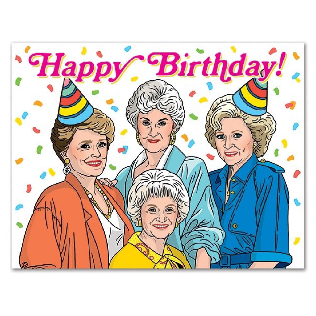 Golden Girls Cast Birthday Card