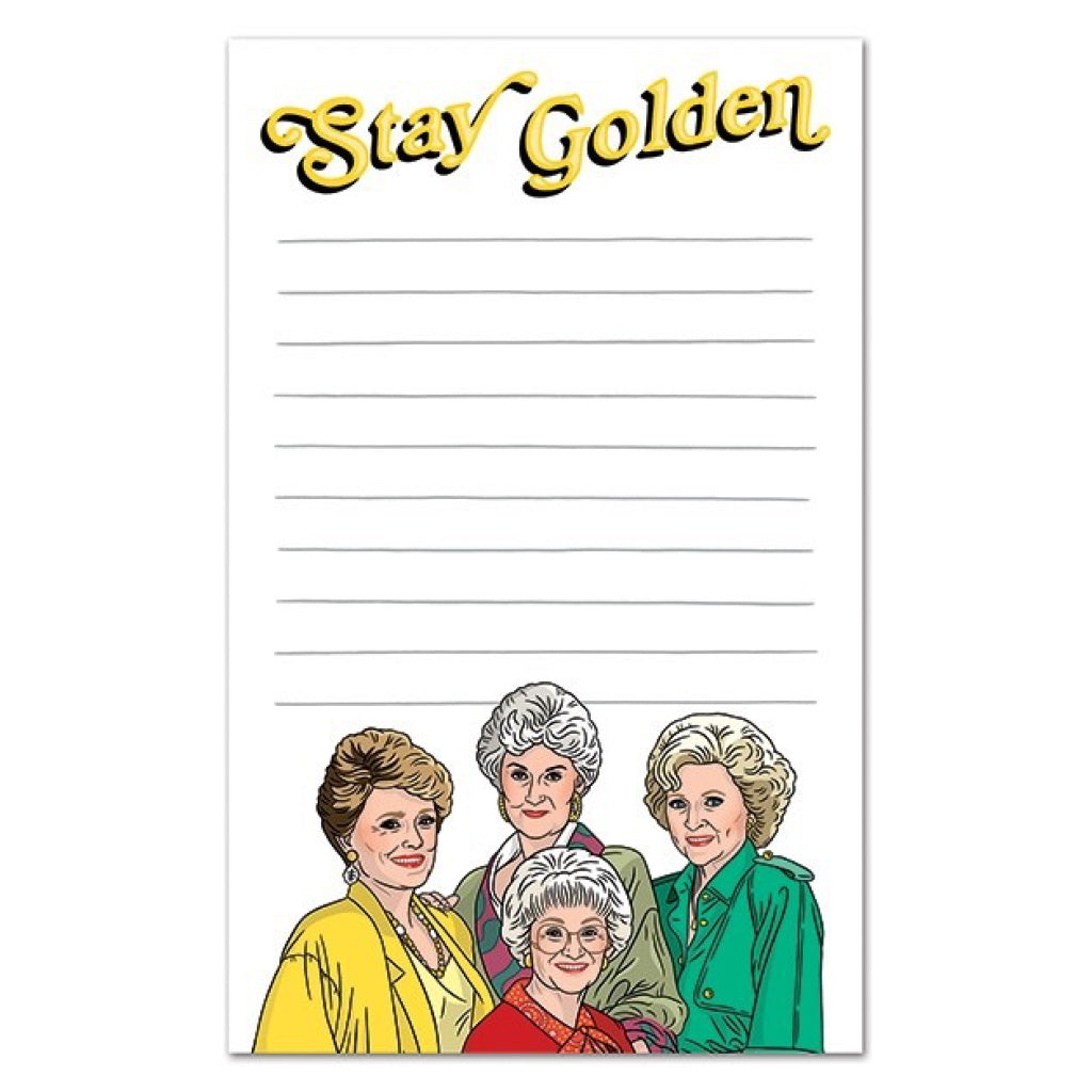 Golden Girls Stay Golden Notepad