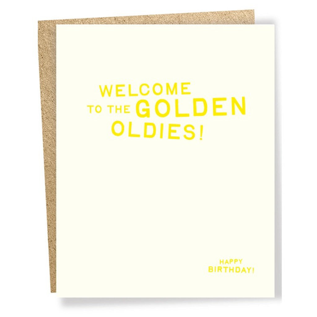 Golden Oldies Card.