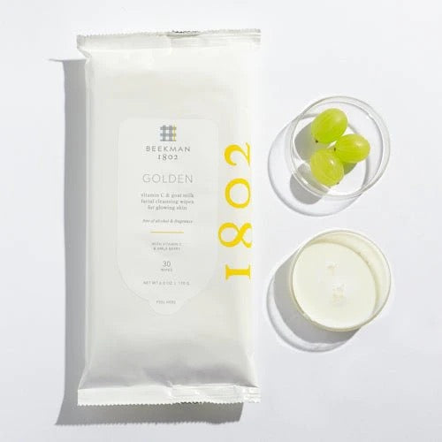 Golden Vitamin C & Amla Berry Facial Cleansing Wipes ingredients.