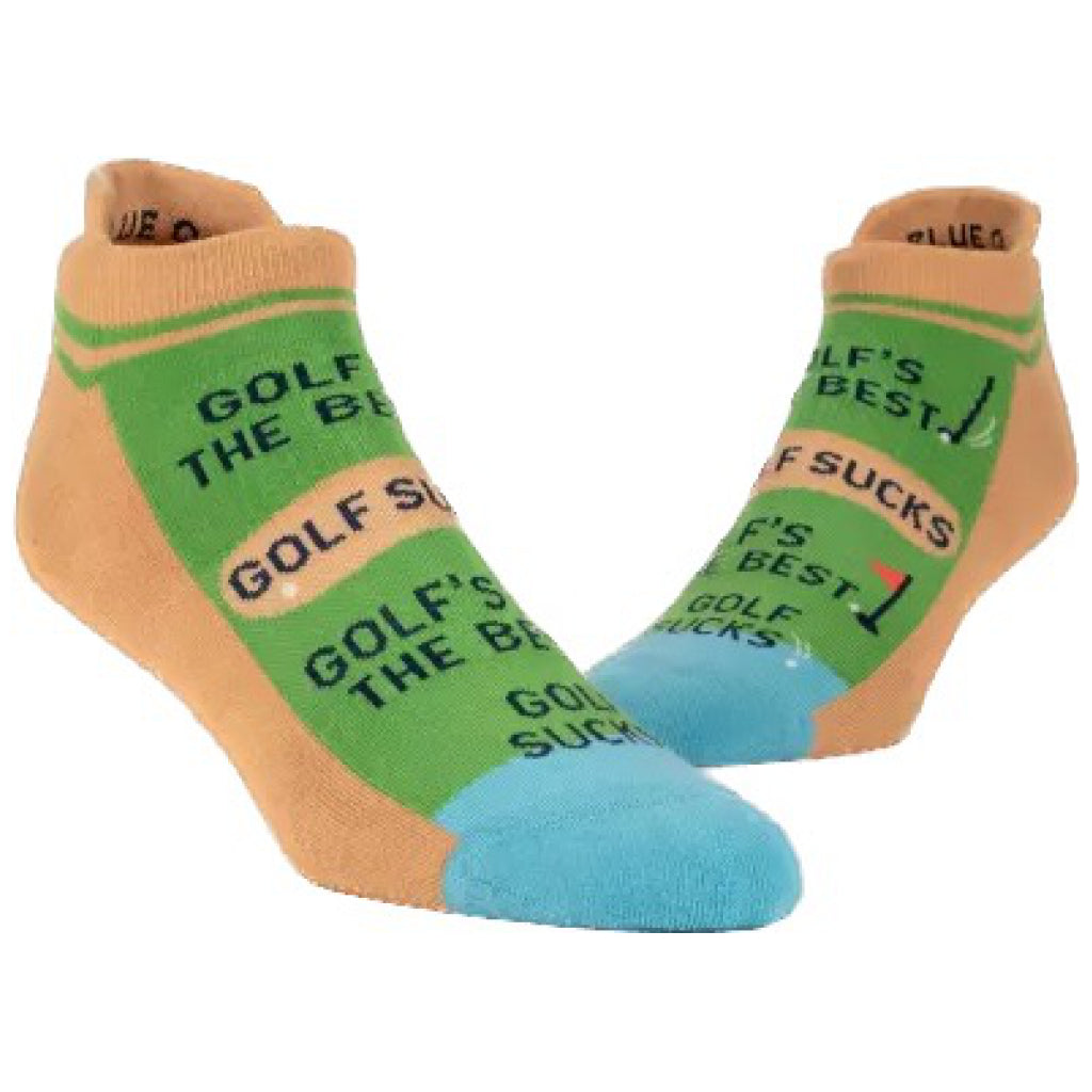 Golf Sucks Sneaker Socks.