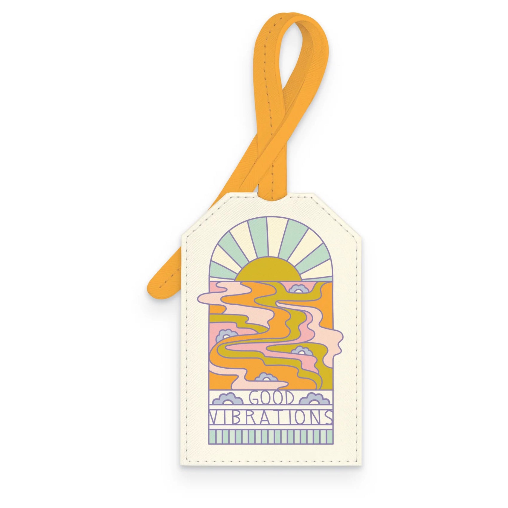 Good Vibrations Slide-Out Luggage Tag | Studio Oh – Outer Layer