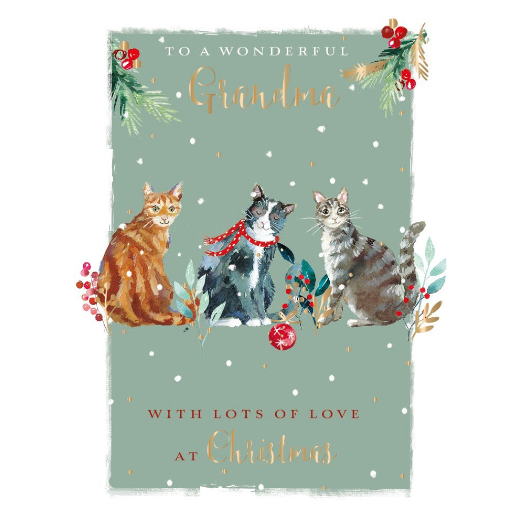 Grandma Purr Fect Christmas Card