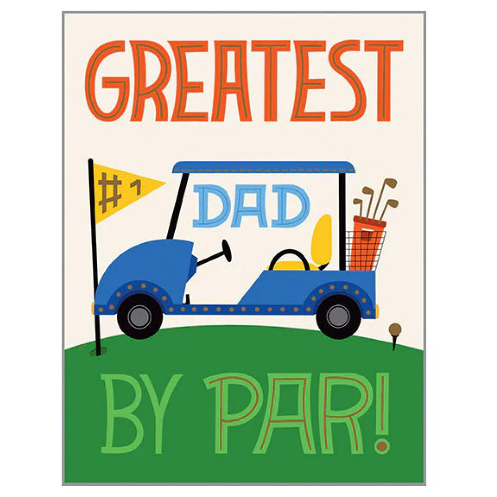 Greatest Dad By Par Card.