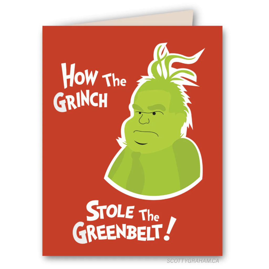 Greenbelt Grinch Holiday Card.