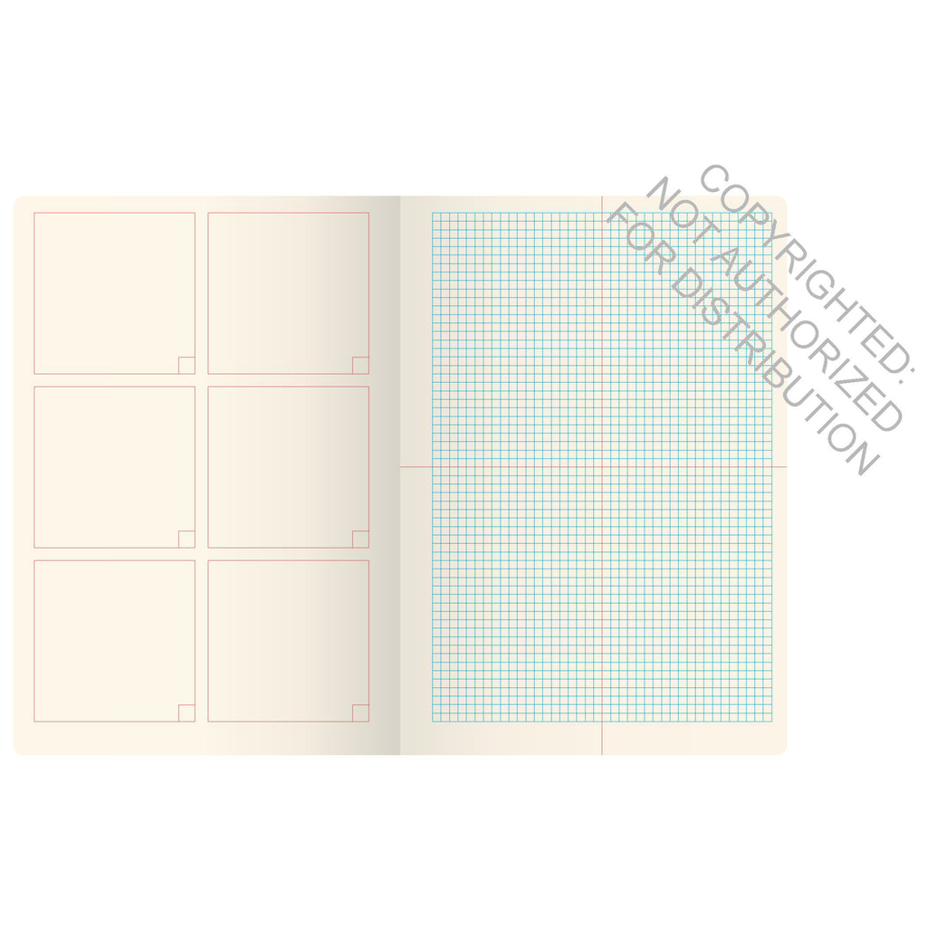 Grids & Guides Softcover Journal Black spread 2.
