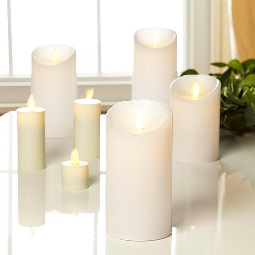 Group of Ivory Reallite Candles.